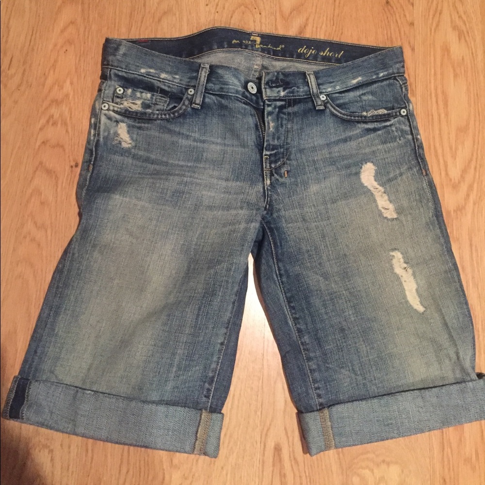 7 for all mankind bermuda shorts